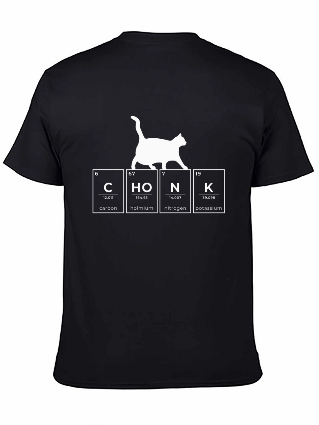Periodic Table Cat CHONK T-Shirt