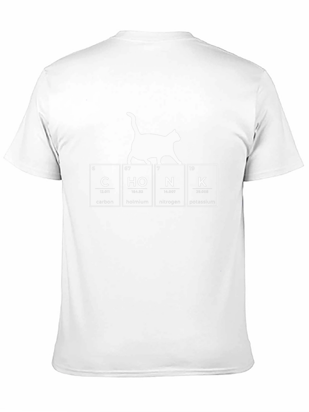 Periodic Table Cat CHONK T-Shirt