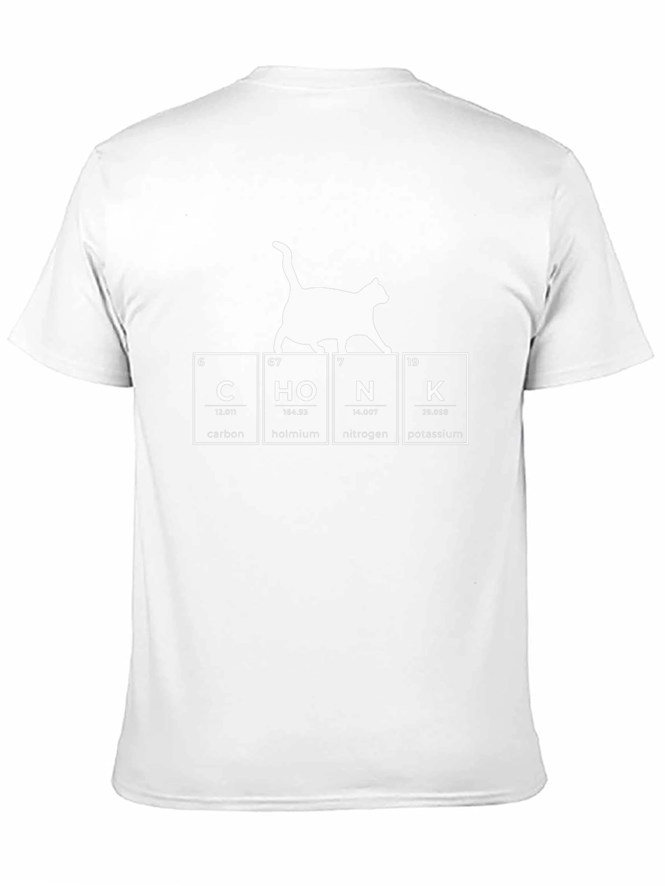 Periodic Table Cat CHONK T-Shirt