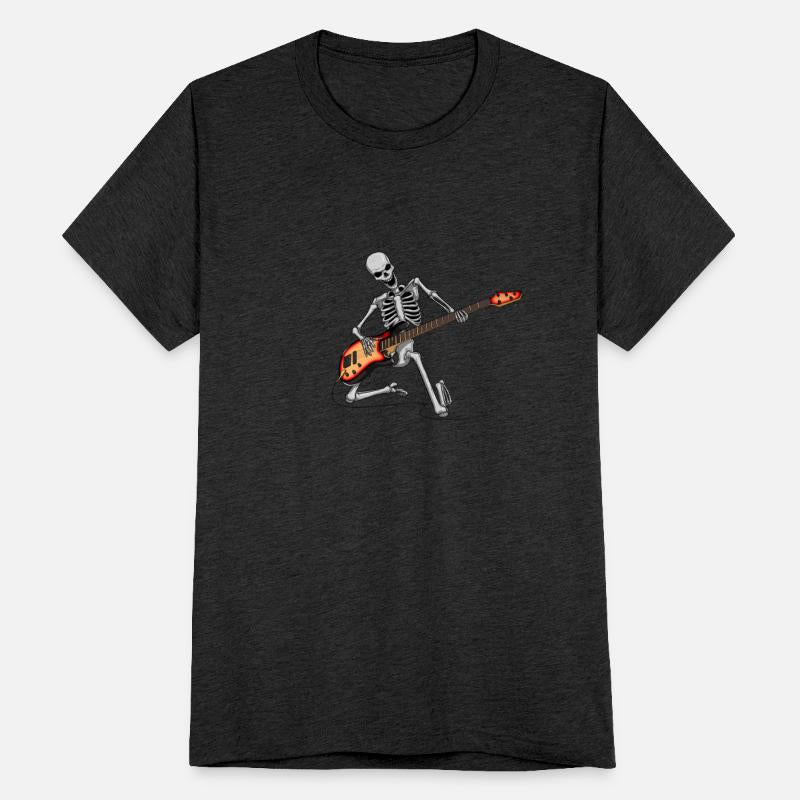 Guitar Skeleton Guitarist Rock And Roll Men's Band