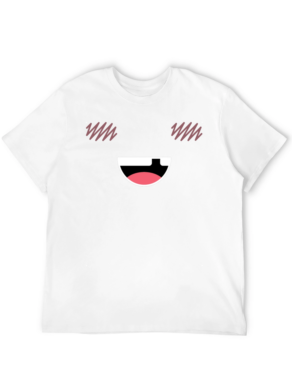 Funny Face Graphic T-Shirt - Black Casual Tee
