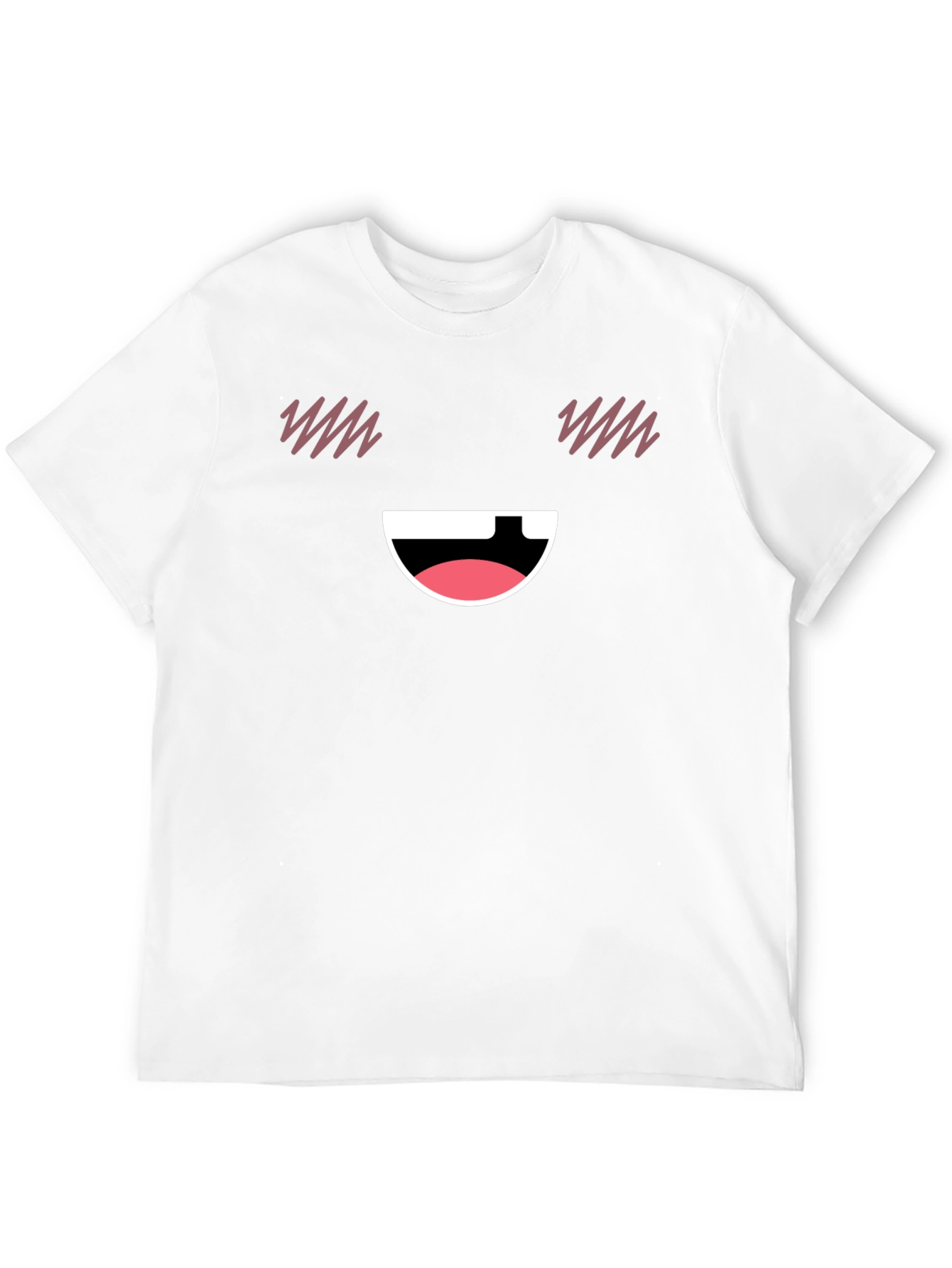 Funny Face Graphic T-Shirt - Black Casual Tee