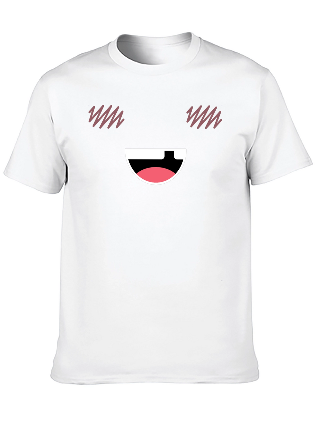 Funny Face Graphic T-Shirt - Black Casual Tee
