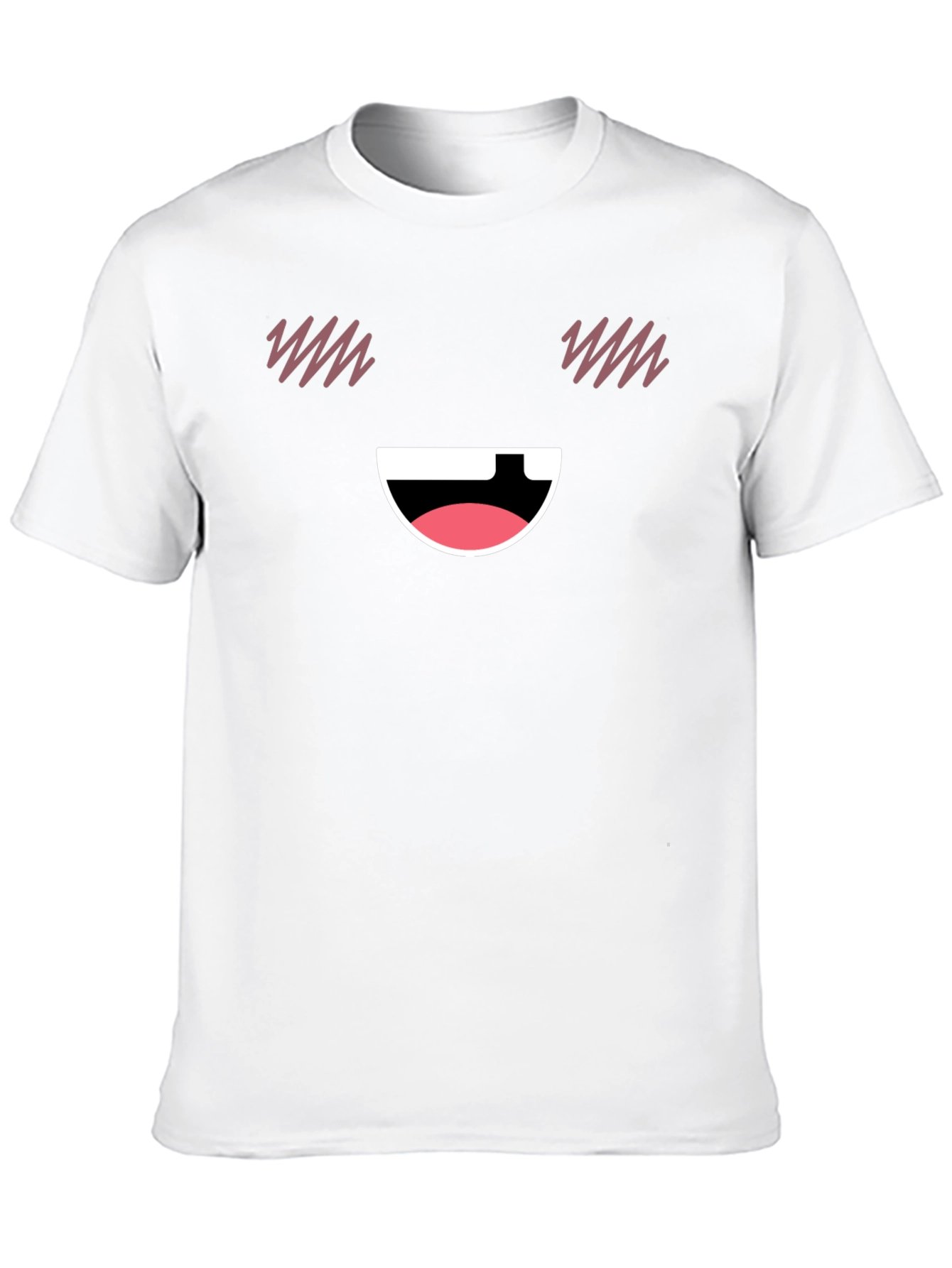 Funny Face Graphic T-Shirt - Black Casual Tee