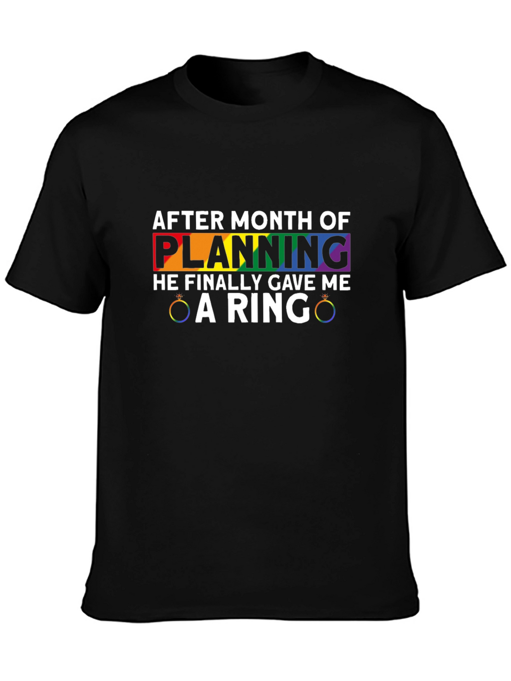 Rainbow Planning Ring T-Shirt