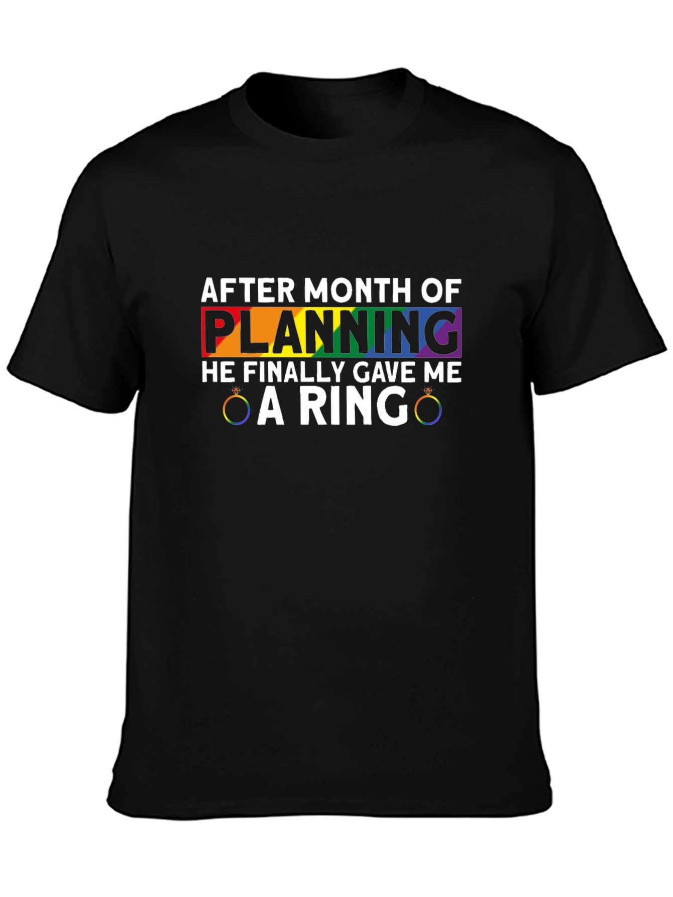 Rainbow Planning Ring T-Shirt