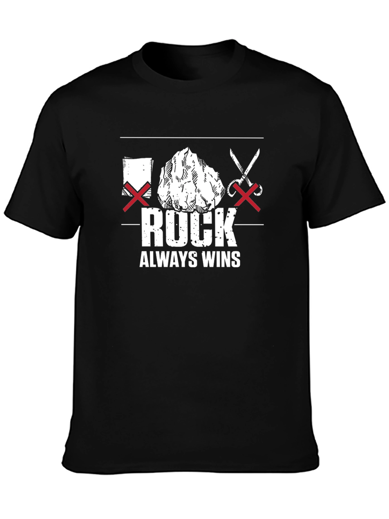 Rock Always Wins T-Shirt