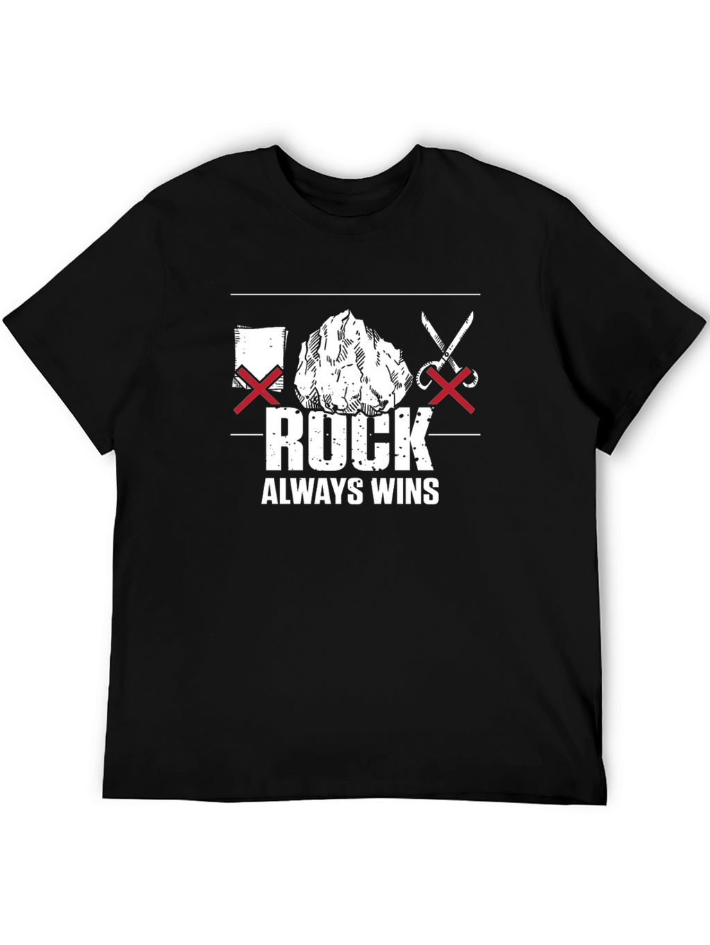 Rock Always Wins T-Shirt