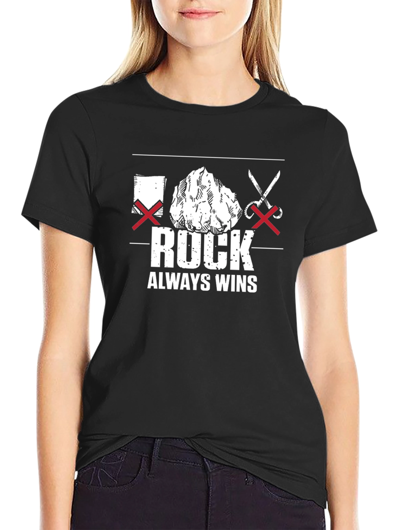 Rock Always Wins T-Shirt