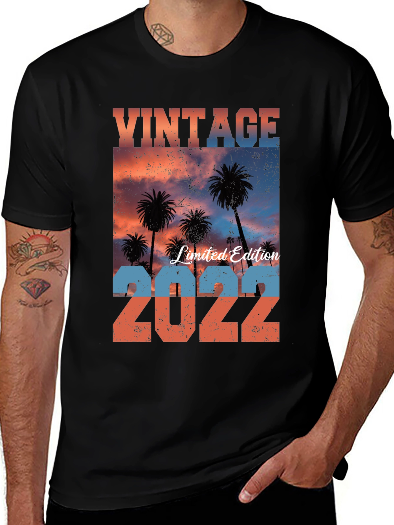 Vintage 2022 Limited Edition Palm Tree T-Shirt