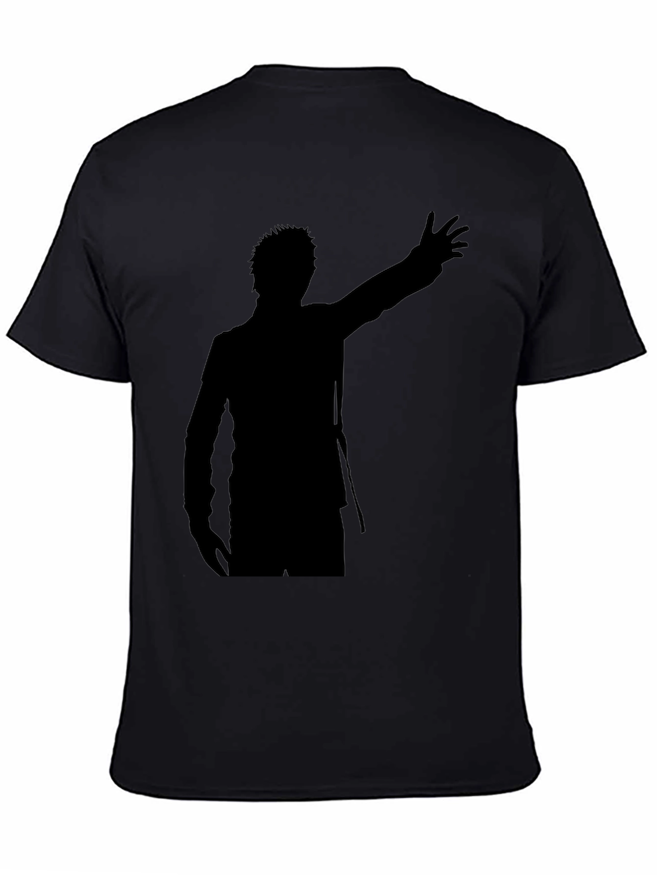 Silhouette Graphic Black Tee