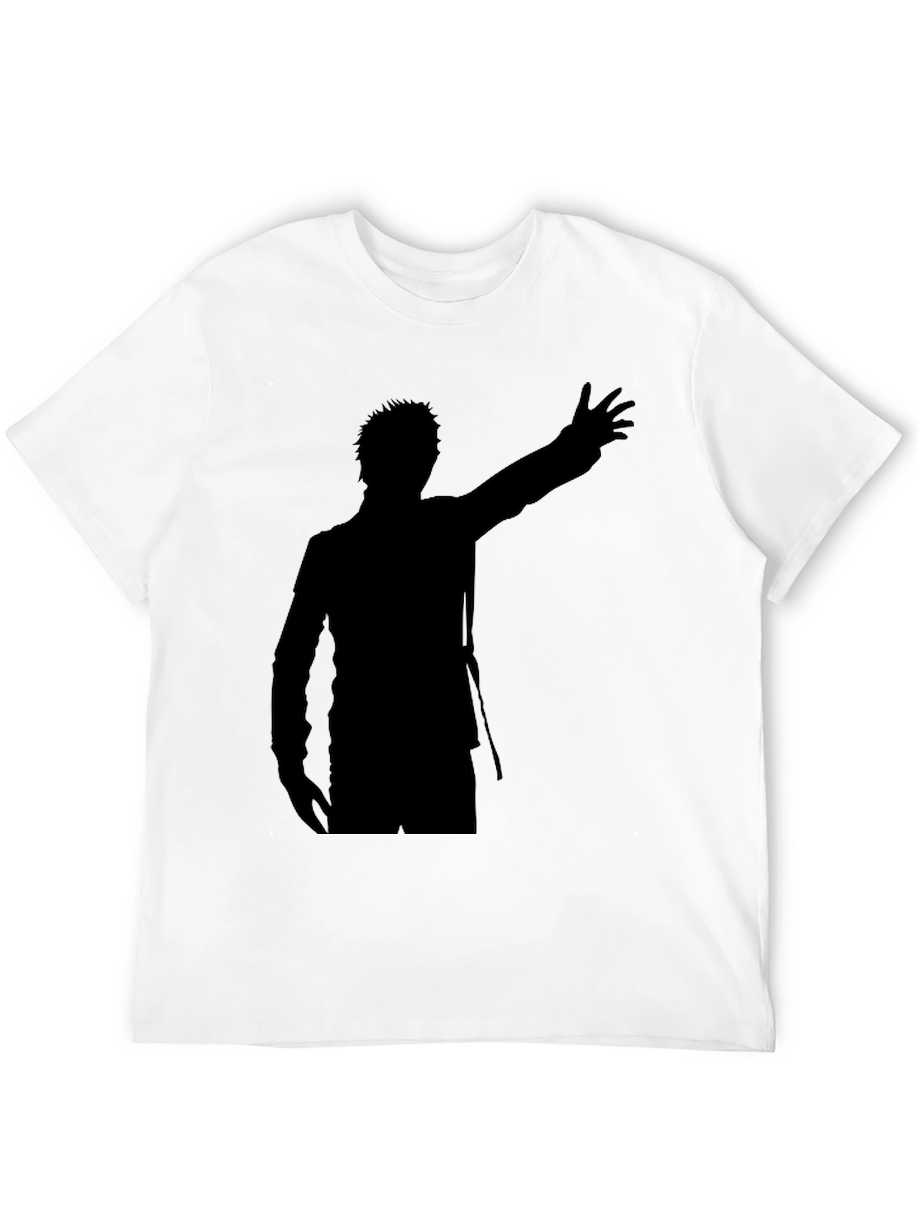 Silhouette Graphic Black Tee