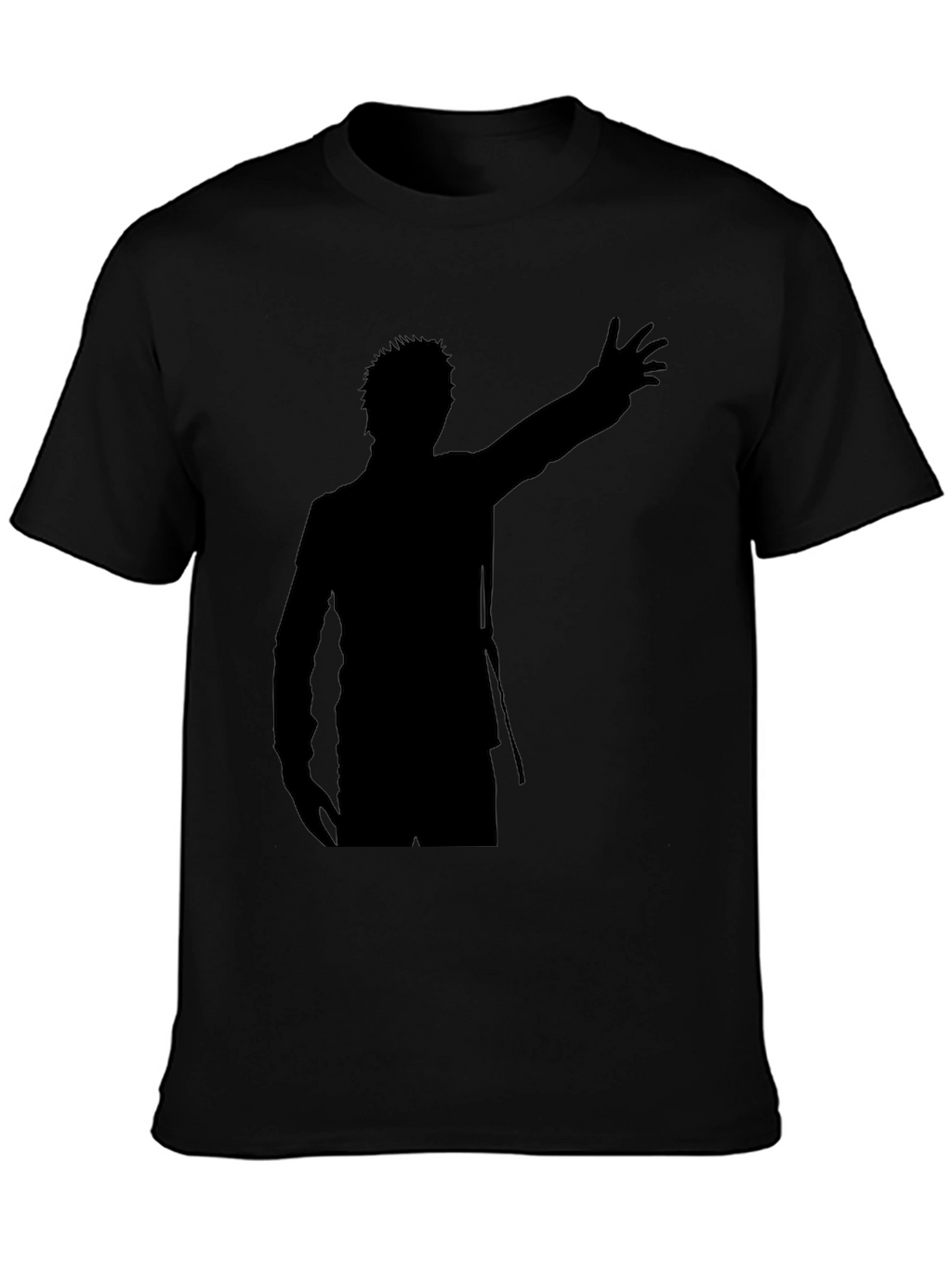 Silhouette Graphic Black Tee
