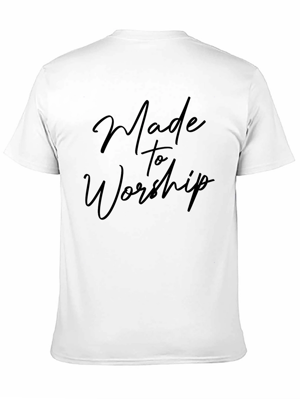 Made to Worship Black Graphic Tee