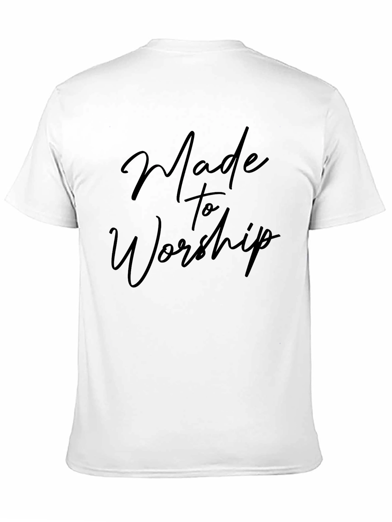 Made to Worship Black Graphic Tee