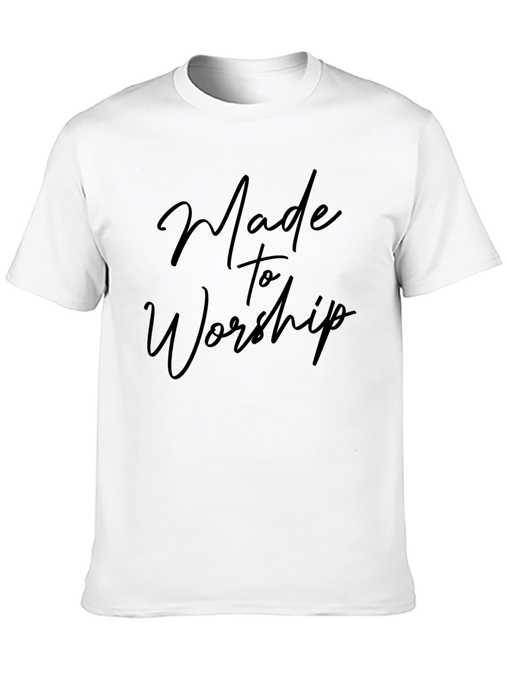 Made to Worship Black Graphic Tee