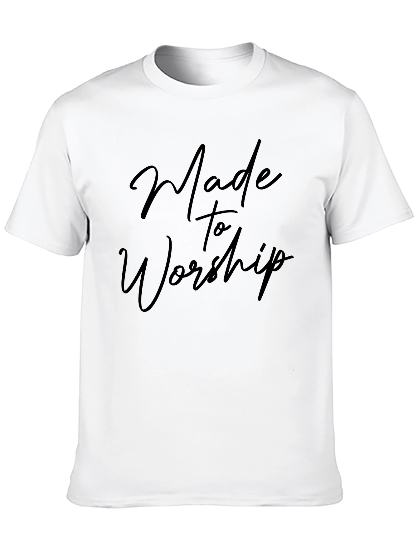 Made to Worship Black Graphic Tee