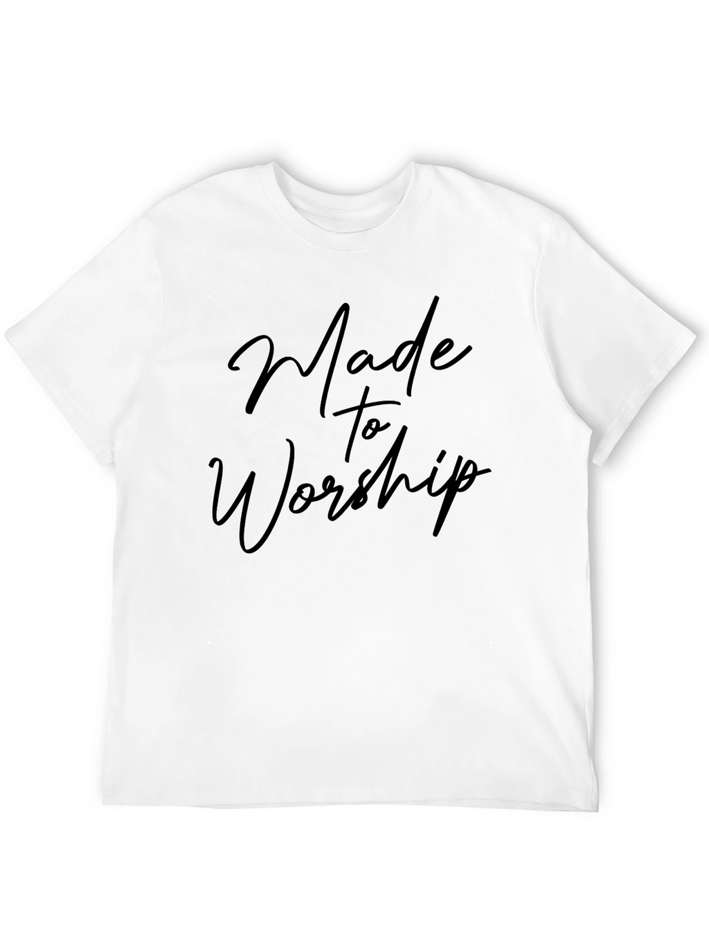 Made to Worship Black Graphic Tee