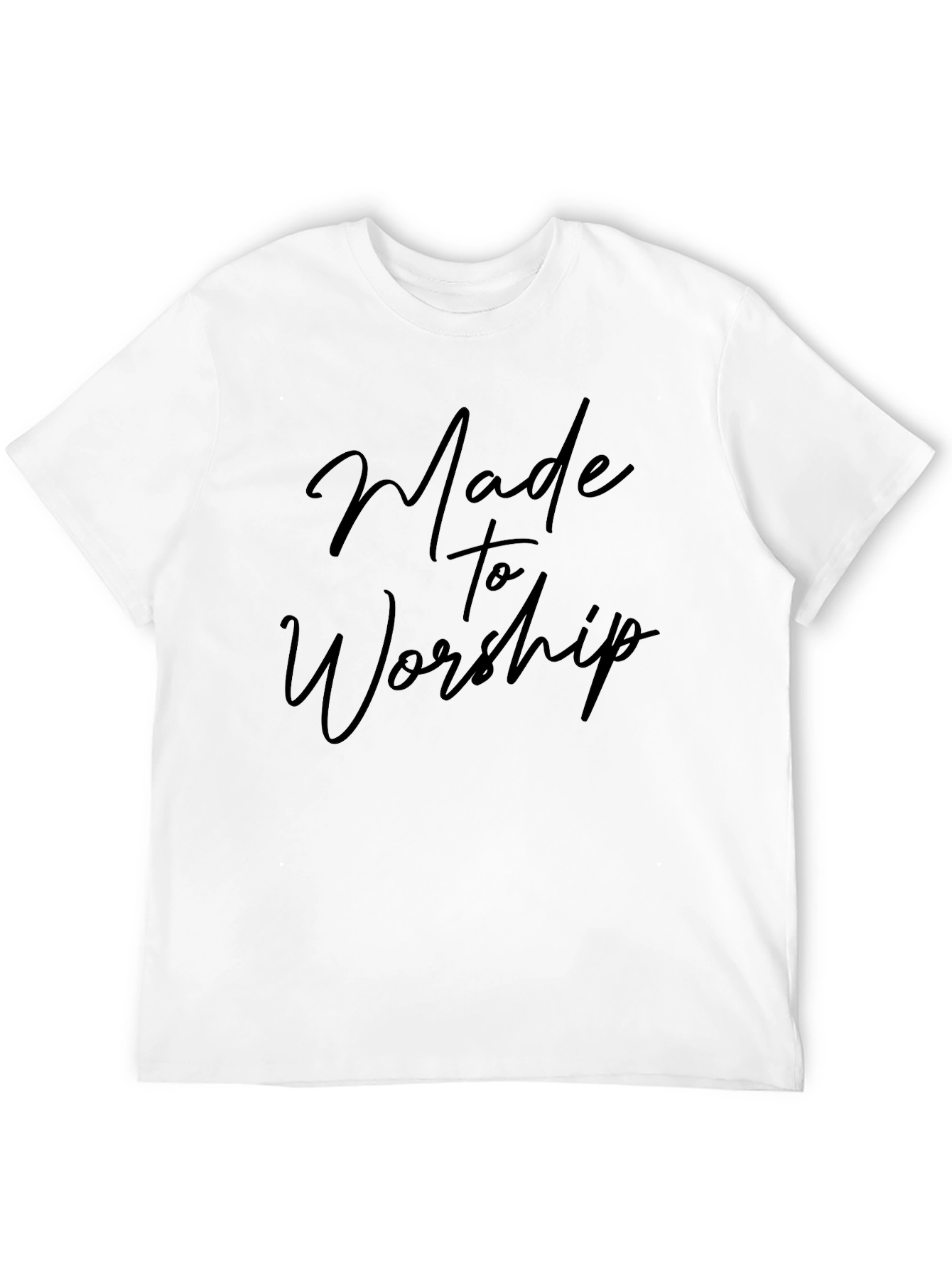 Made to Worship Black Graphic Tee
