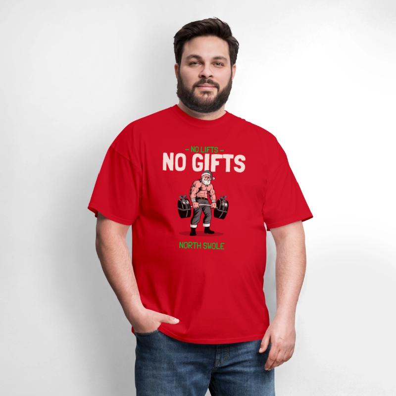 Gym themed Christmas T shirt