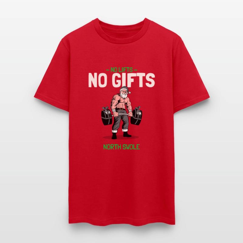Gym themed Christmas T shirt
