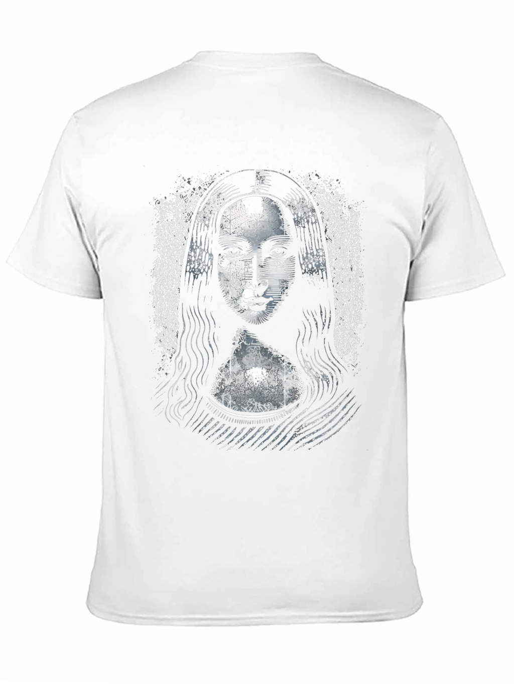 Mona Lisa Graphic Print Black T-Shirt