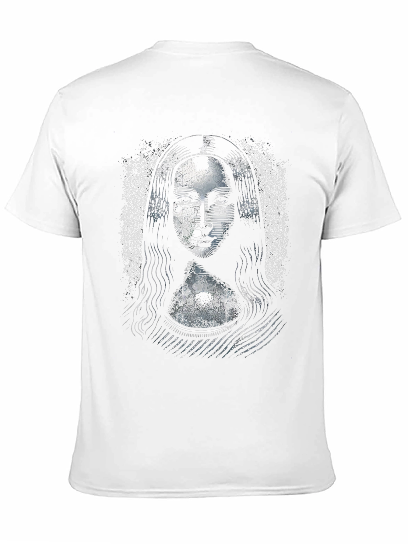 Mona Lisa Graphic Print Black T-Shirt