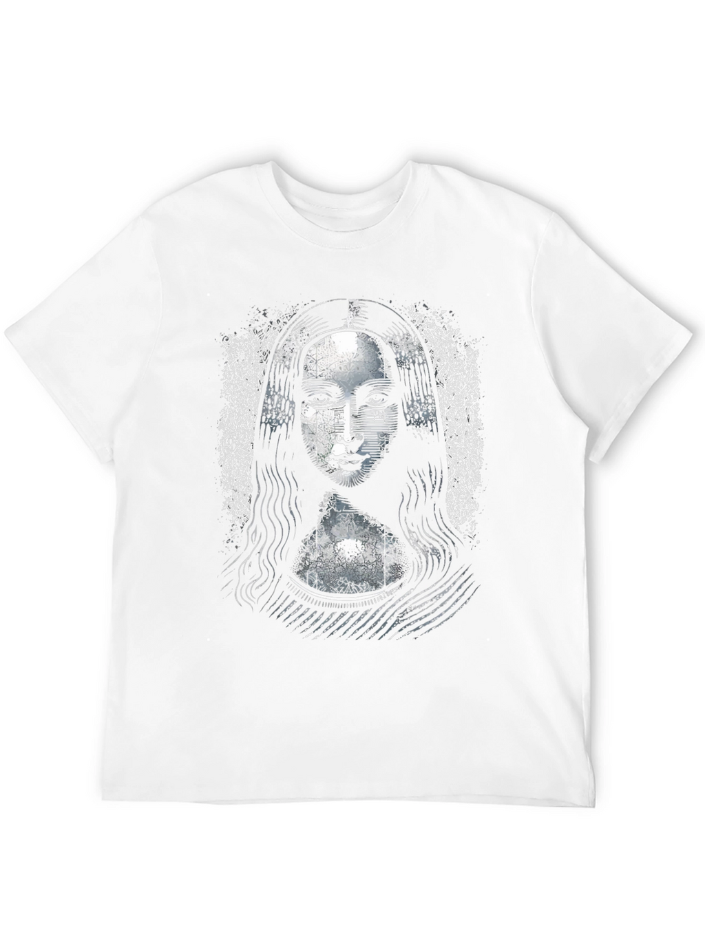 Mona Lisa Graphic Print Black T-Shirt