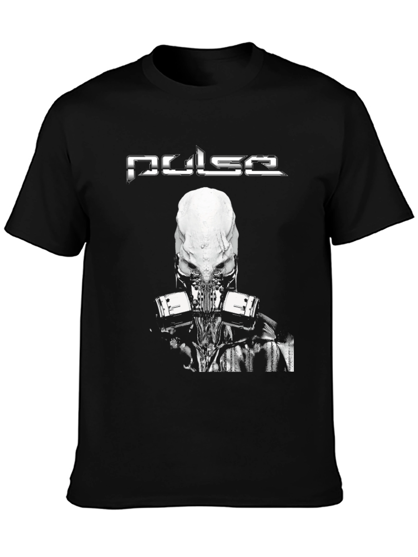 Pulse T-Shirt: Black Graphic Tee