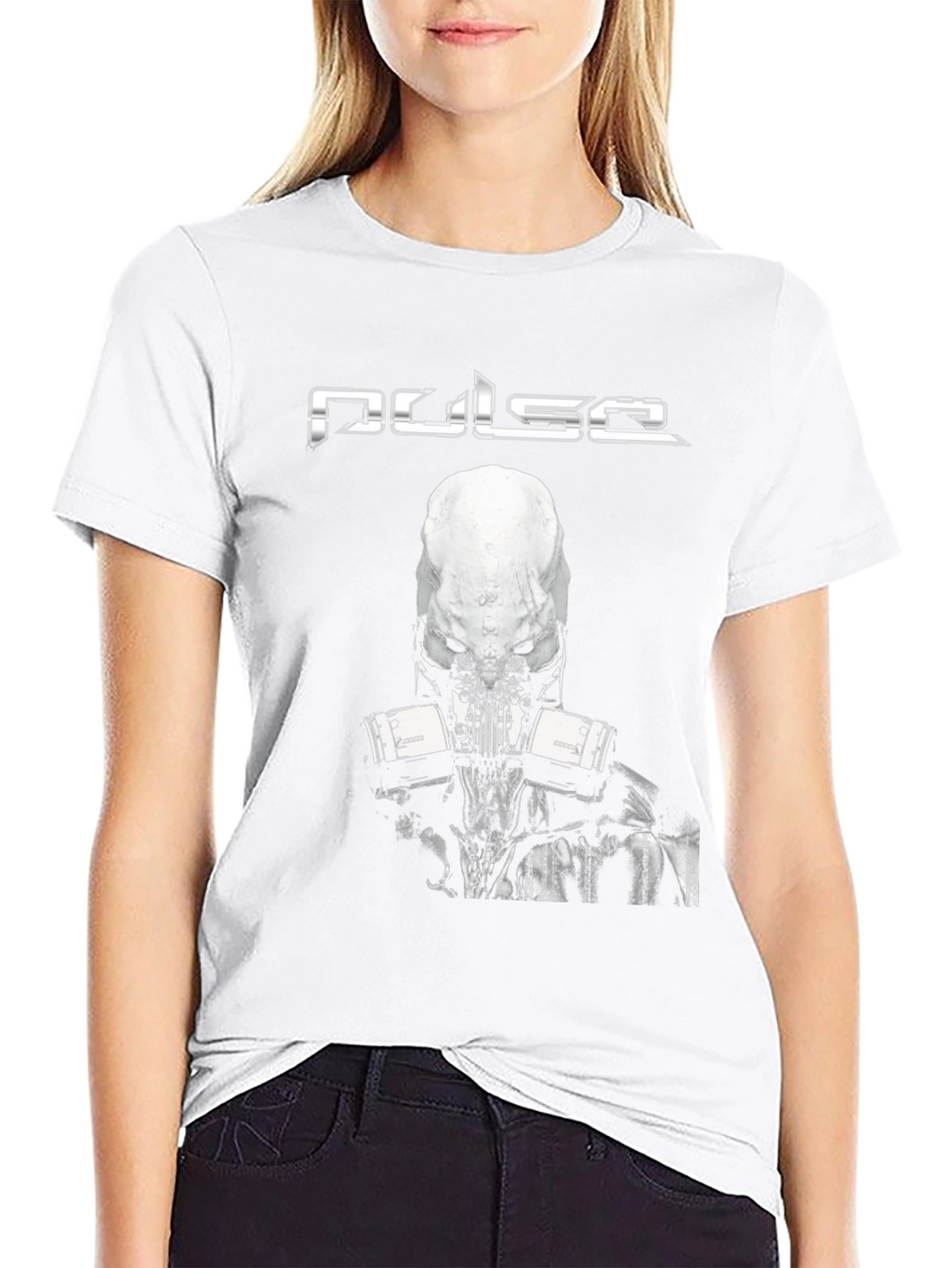 Pulse T-Shirt: Black Graphic Tee