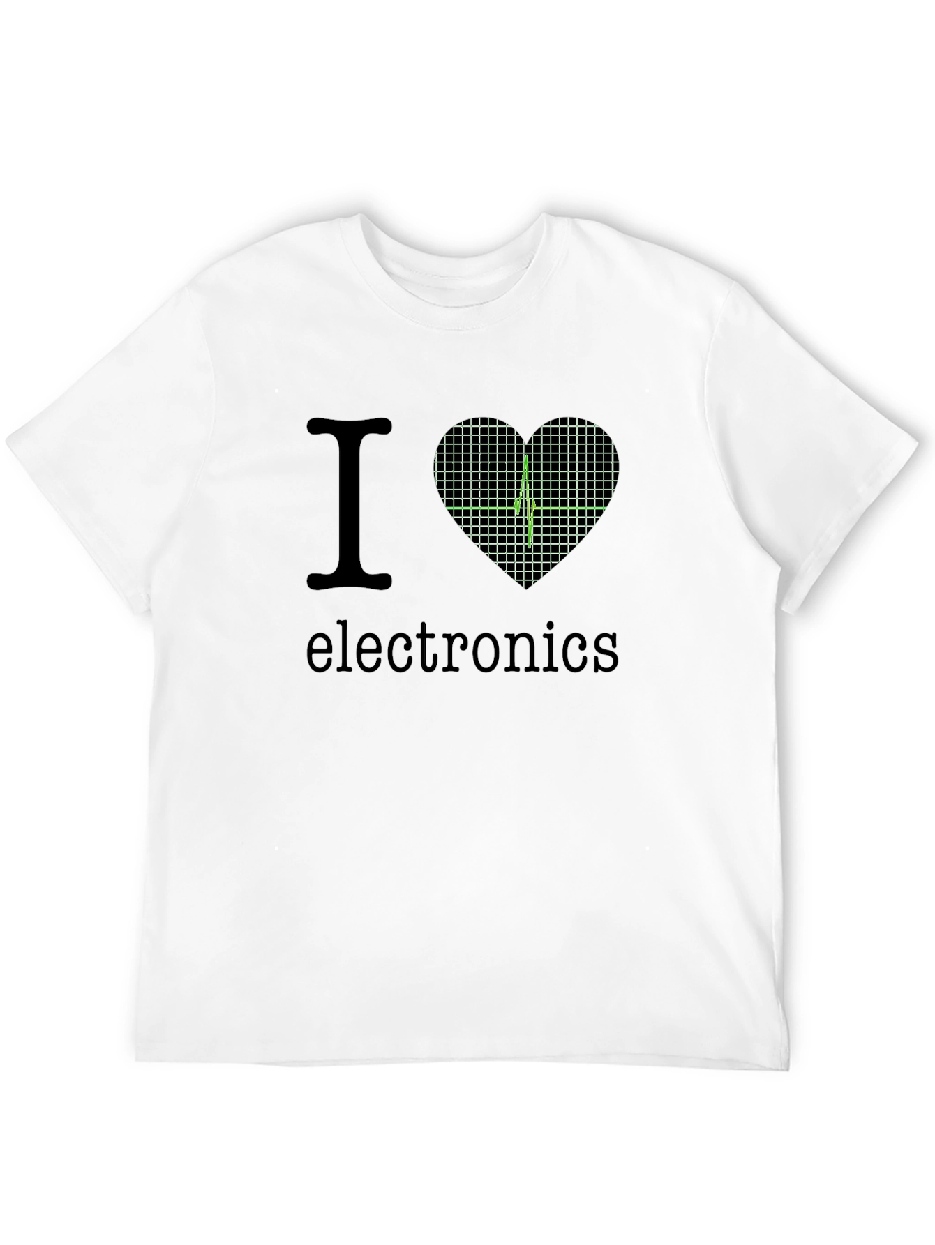I Heart Electronics Black T-Shirt