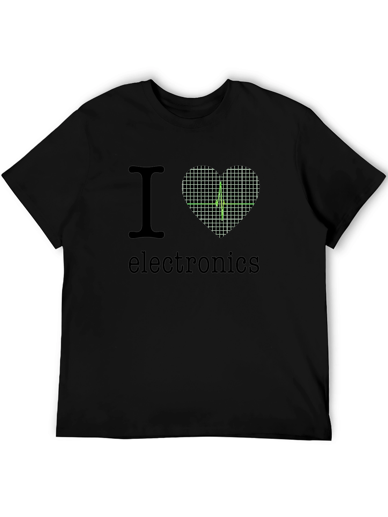 I Heart Electronics Black T-Shirt