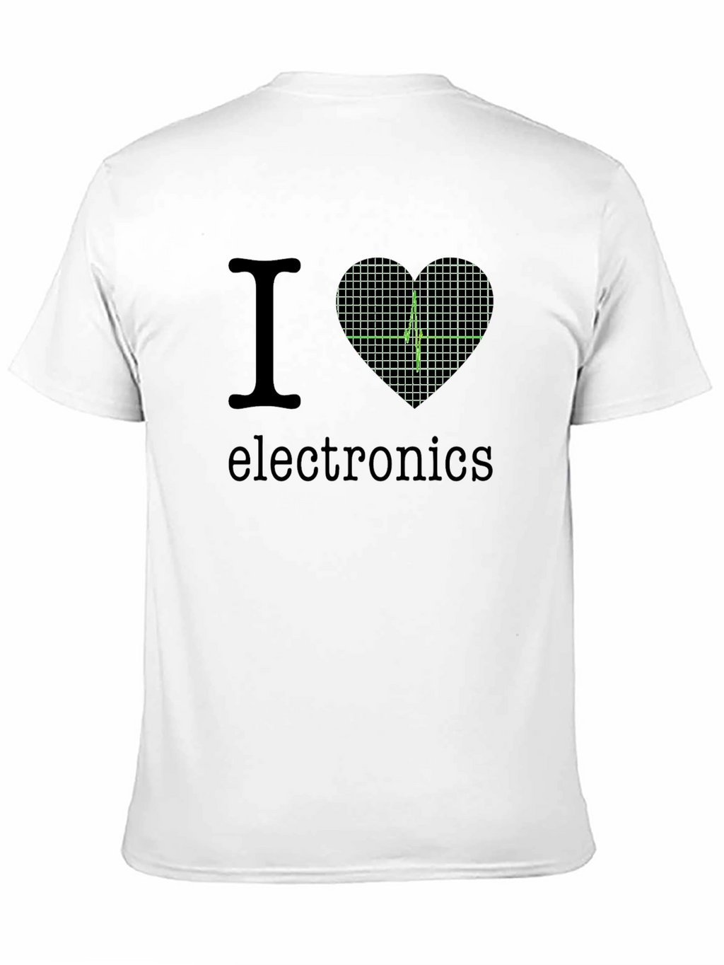 I Heart Electronics Black T-Shirt