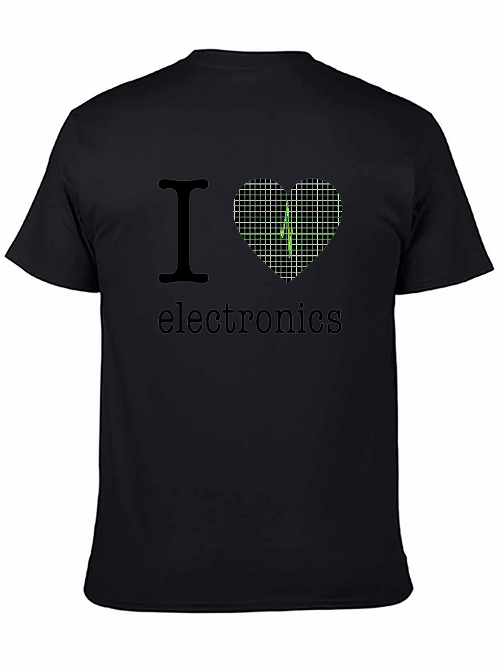 I Heart Electronics Black T-Shirt
