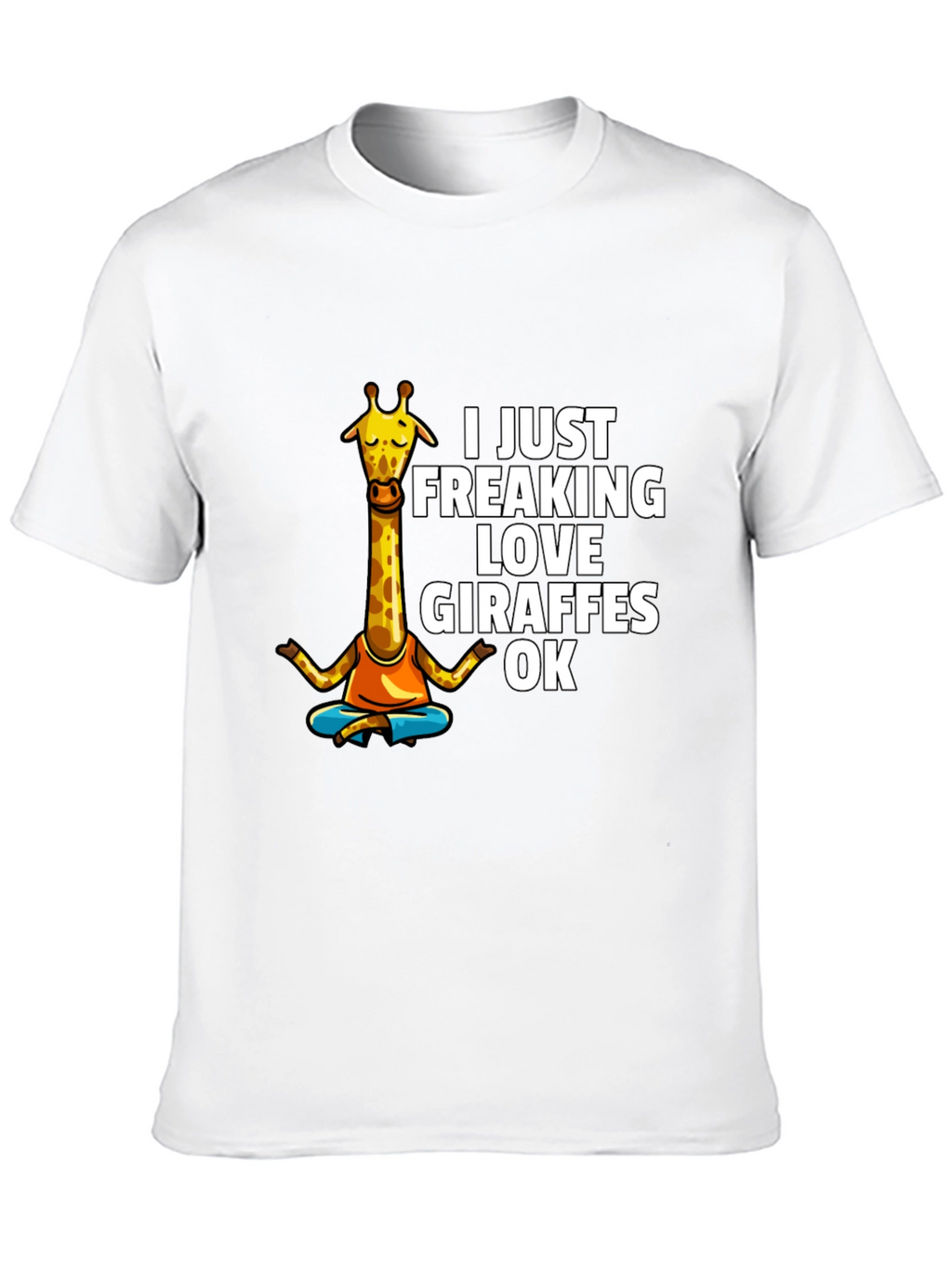 Funny Giraffe Lover Graphic T-Shirt