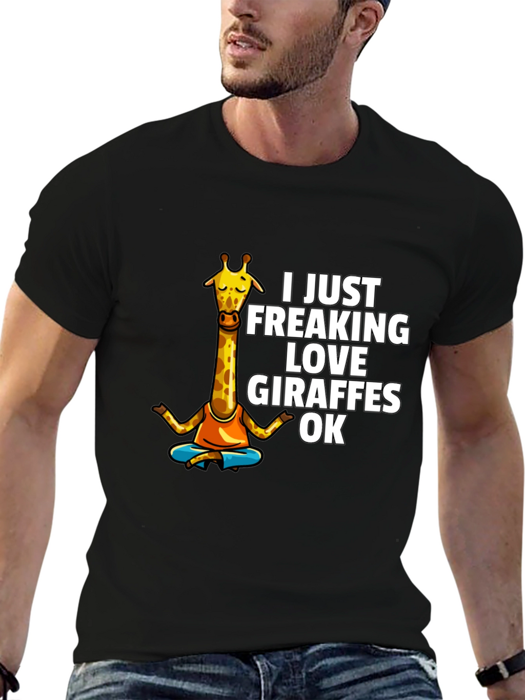 Funny Giraffe Lover Graphic T-Shirt