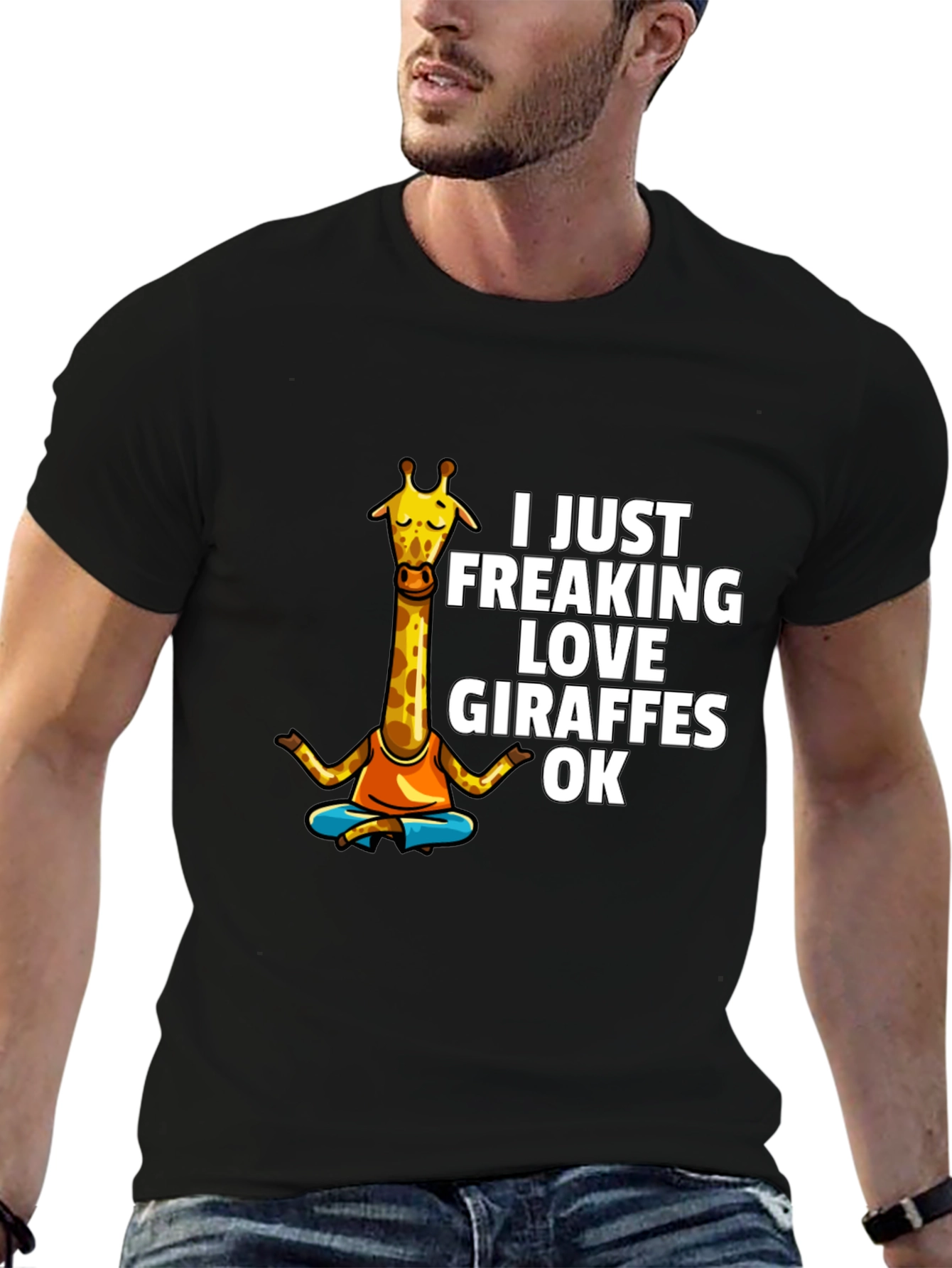 Funny Giraffe Lover Graphic T-Shirt