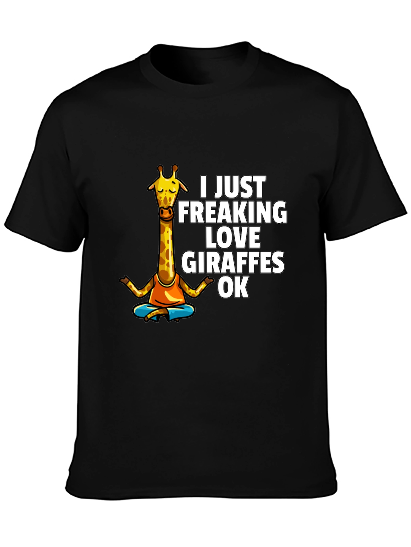Funny Giraffe Lover Graphic T-Shirt