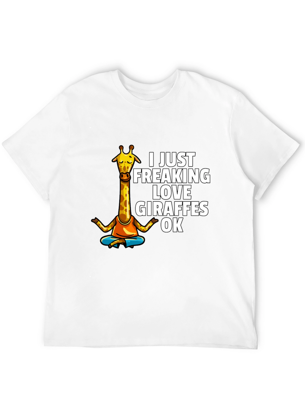 Funny Giraffe Lover Graphic T-Shirt