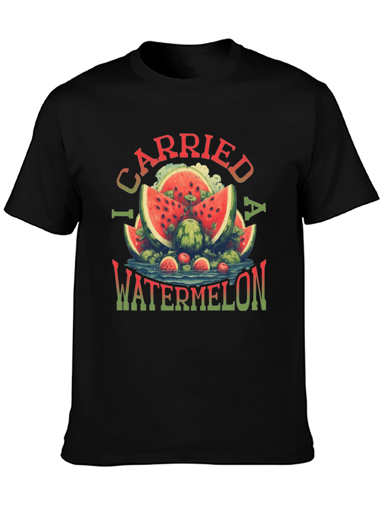 I Carried a Watermelon T-Shirt - Funny Summer Tee
