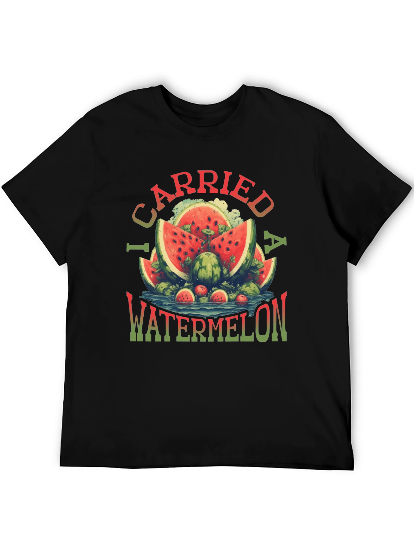 I Carried a Watermelon T-Shirt - Funny Summer Tee