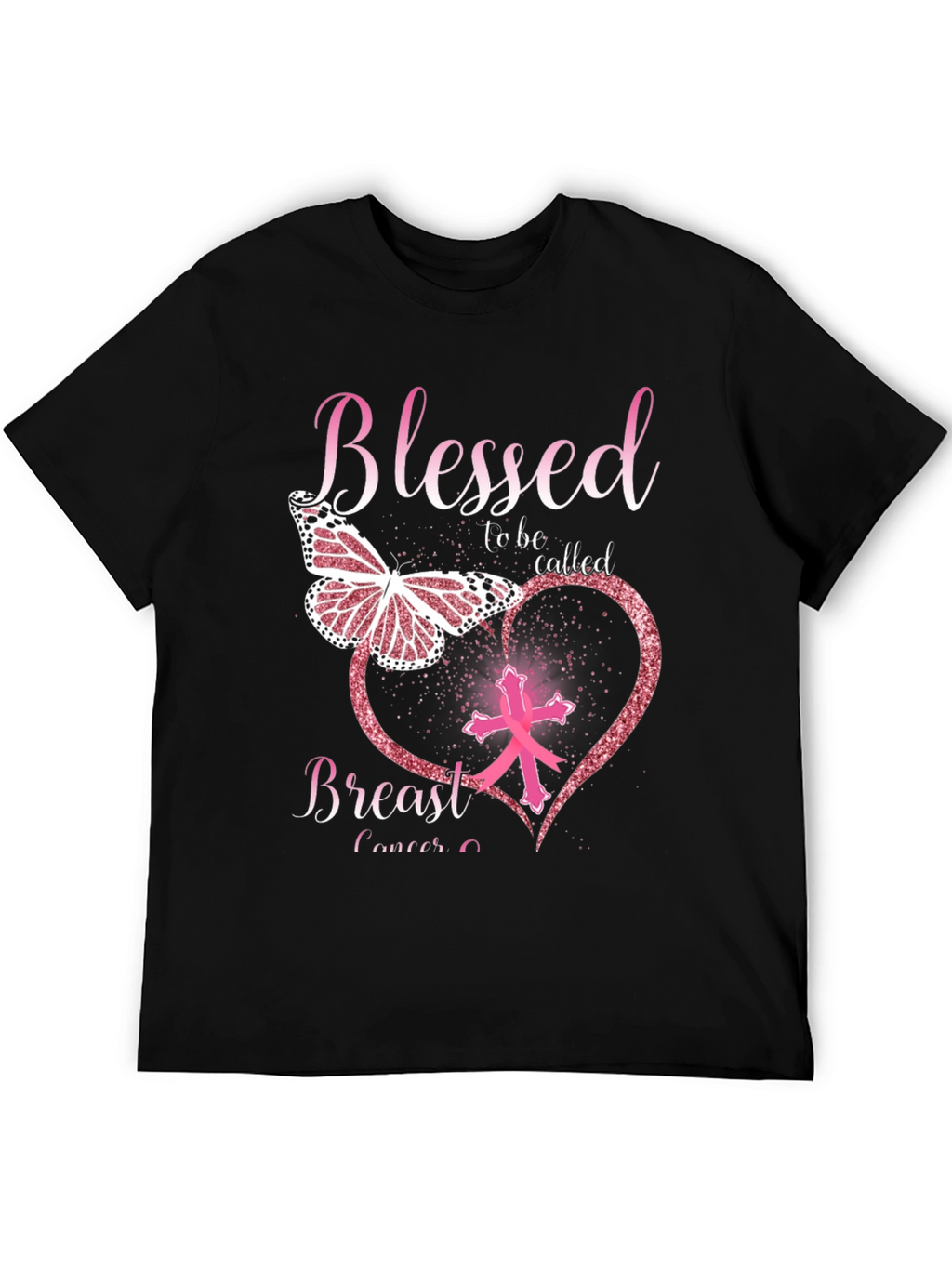 Breast Cancer Awareness Blessed T-Shirt