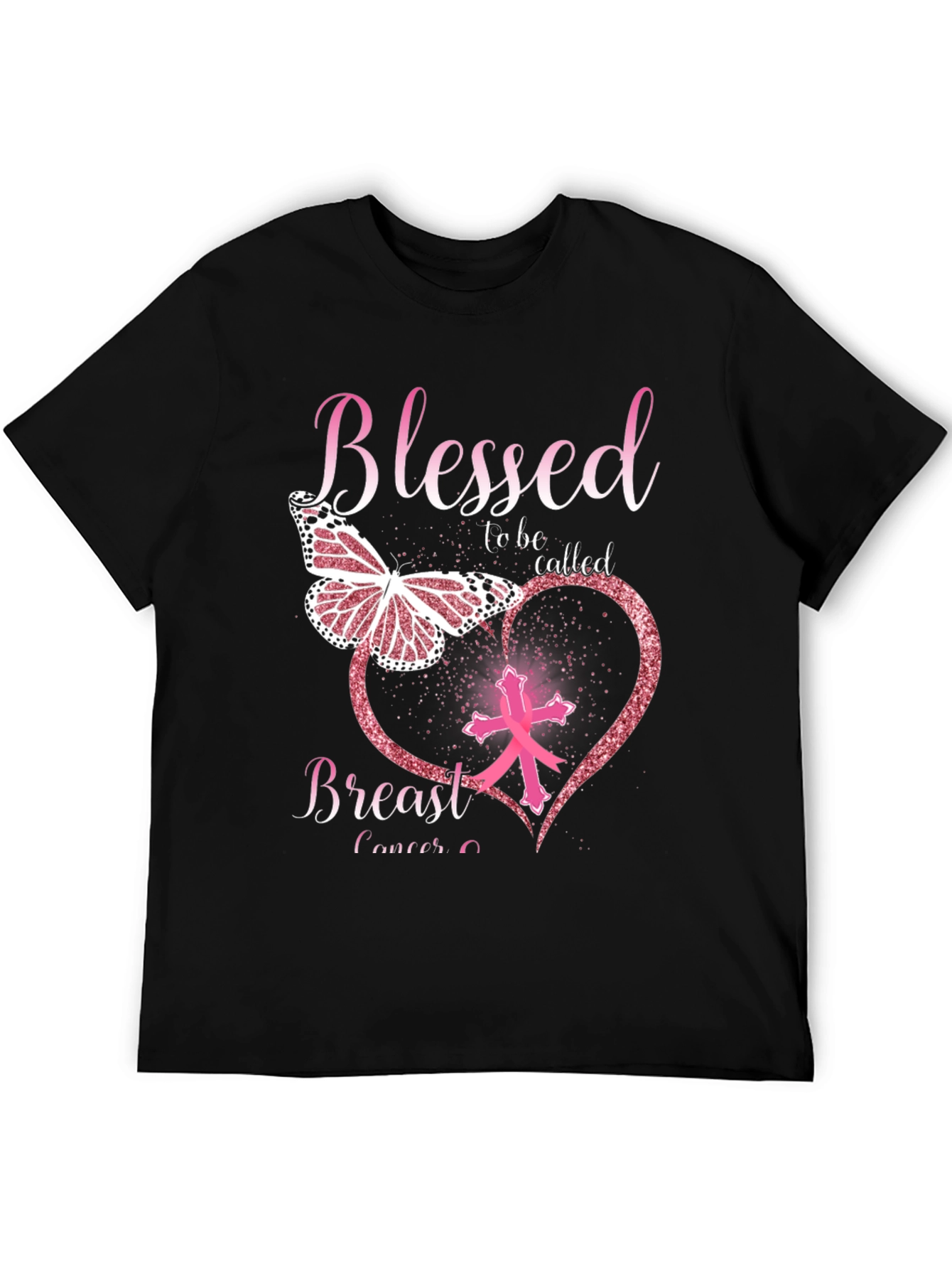 Breast Cancer Awareness Blessed T-Shirt