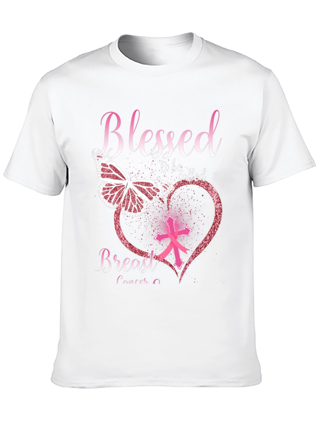 Breast Cancer Awareness Blessed T-Shirt