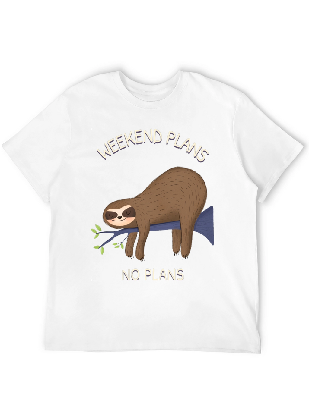 Weekend Plans Sloth T-Shirt - No Plans