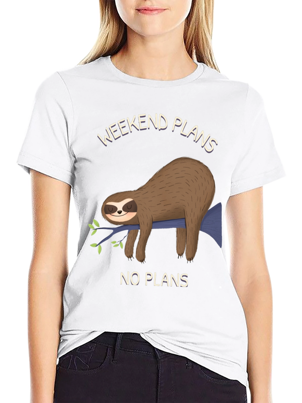 Weekend Plans Sloth T-Shirt - No Plans