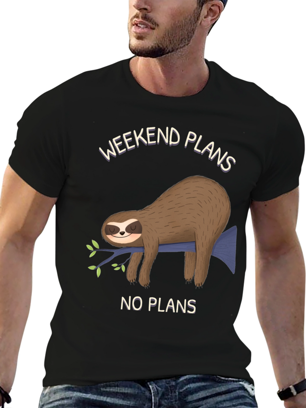 Weekend Plans Sloth T-Shirt - No Plans