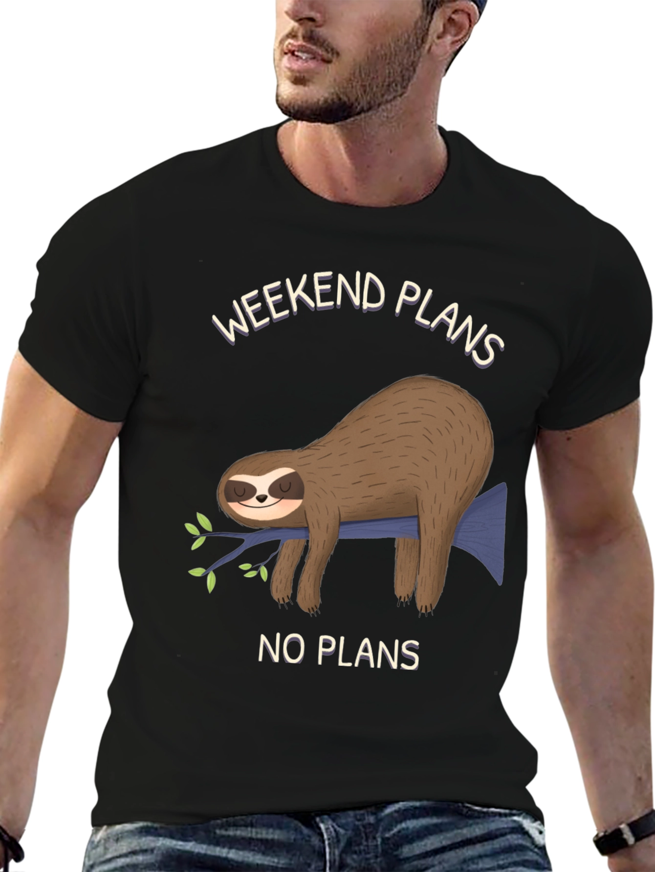 Weekend Plans Sloth T-Shirt - No Plans