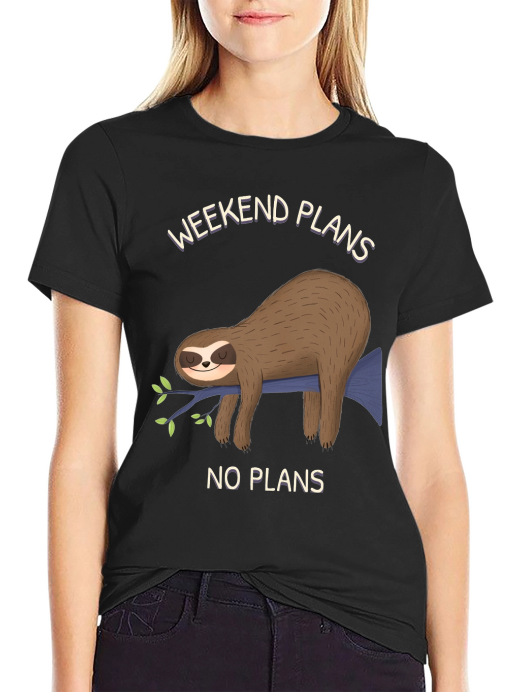 Weekend Plans Sloth T-Shirt - No Plans