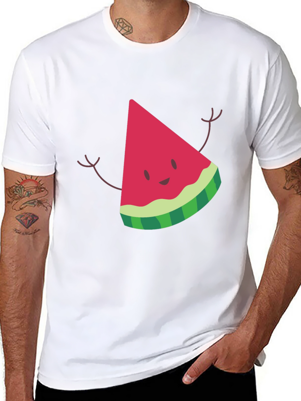 Fun Watermelon Graphic T-Shirt
